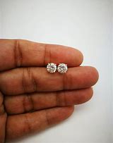 Image result for Diamond Stud Earrings