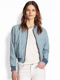 Image result for Blue Bomber Jacket Fashion Women