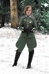 Image result for Girl in SS Uniform