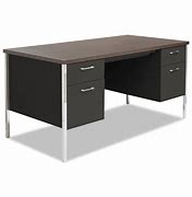 Image result for Small Metal Desk with Drawers