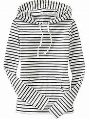 Image result for Old Navy Black and White Striped Hoodie