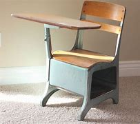 Image result for Vintage Adjustable School Desk