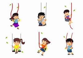 Image result for Rope Swing Cartoon