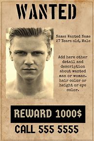 Image result for Free Printable Wanted Posters Old West