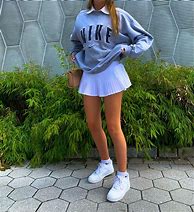 Image result for Oversized Hoodie with Skirt