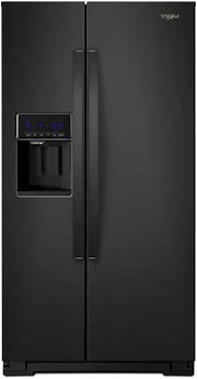 Image result for Whirlpool Side by Side Refrigerator Black