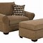 Image result for Beige Oversized Chair with Ottoman