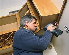 Image result for Installing Kitchen Wall Cabinets