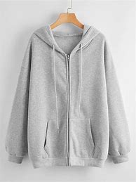 Image result for Plain Gray Zip Up Hoodie