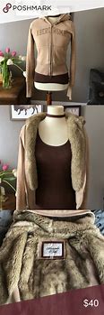 Image result for Faux Fur Lined Hoodie