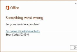 Image result for Office Error Message