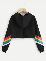 Image result for Rainbow Camo Crop Sweatshirt