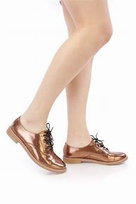 Image result for Womens Lace-Up Oxford Flats By Ellos In Black (Size 11 M)