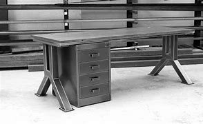 Image result for Black Modern Desk Industrial