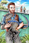 Image result for Jurassic World Owen and Blue