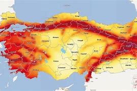 Image result for Turkiye Deprem Haritasi