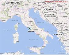 Image result for Map of Italy and Rome