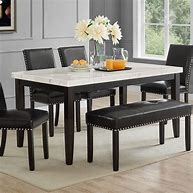Image result for Marble Top Dining Table