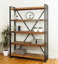 Image result for Industrial Type Bookcase