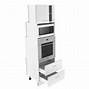 Image result for Oven and Microwave Cabinet Drawing