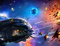 Image result for spaceship battle