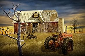 Image result for Old Farm Tractors Farmall with Barn