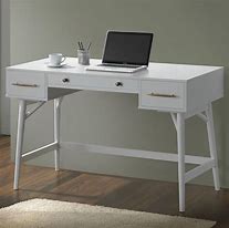 Image result for Small Modern White Desk
