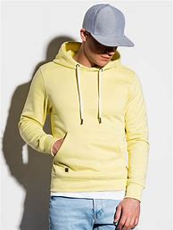 Image result for Men's Yellow Hooded Sweatshirt