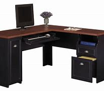 Image result for Black Corner Desk
