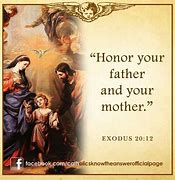 Image result for Honor Your Father and Mother