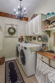 Image result for French Farmhouse Laundry Room
