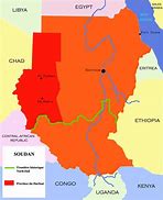 Image result for Darfur in Africa Map