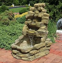 Image result for stone garden fountains