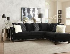 Image result for Black Luxury Sofa Set
