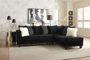 Image result for Black Living Room Furniture Sets