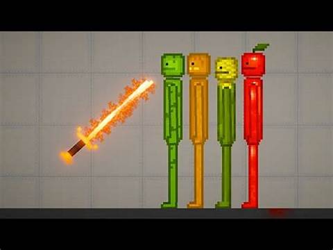 Fire Sword Test - Melon Playground - YouTube
