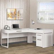 Image result for White Desk with 2 Drawers