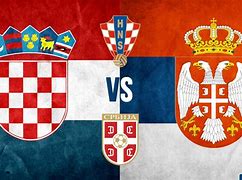 Image result for Croatia Serbia Flags