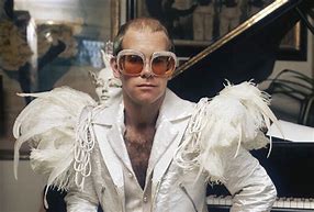 Image result for Elton John in the 80s White Suit