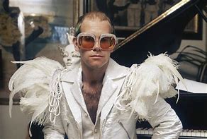 Image result for Elton John Rocket Man Outfit