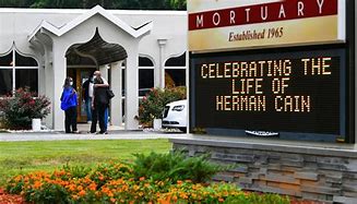 Image result for Herman Cain Funeral