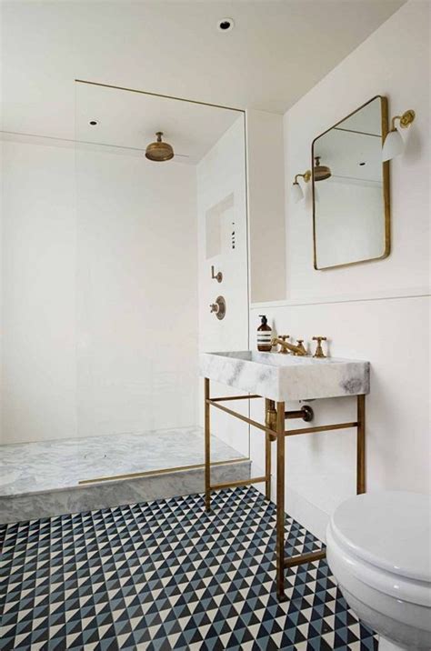 41 Cool Bathroom Floor Tiles Ideas You Should Try   DigsDigs