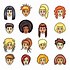 Image result for Female Cartoon Hairstyles
