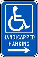 Image result for Handicap Parking Sign