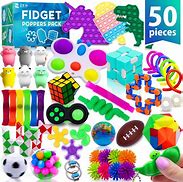 Image result for Littley Fidget Toys Set 30 Pack Sensory Toys Pack For Stress Relief ADHD Anxiety Autism For Children,Liquid Motion Timer/Grape Ball/Flippy Chain