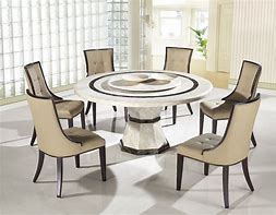 Image result for Modern Round Dining Room Sets