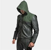 Image result for Green and Black Hooded Jacket