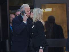 Image result for Jill Biden kisses Harris%27 Husband