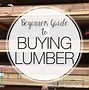 Image result for Buying Lumber