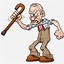 Image result for Old Person Walking